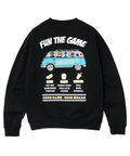 go slow caravan(ゴースローキャラバン) |DUCKSTER/ダックスター 刺繍/プリント クルーSW《FUN THE GAME》(MENS)