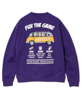 go slow caravan(ゴースローキャラバン) |DUCKSTER/ダックスター 刺繍/プリント クルーSW《FUN THE GAME》(MENS)