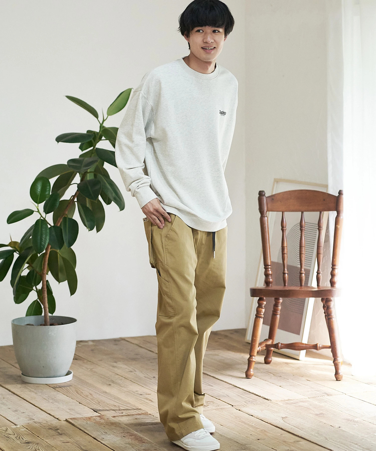 go slow caravan(ゴースローキャラバン) |DUCKSTER/ダックスター 刺繍/プリント クルーSW《HITCHHIKING》(MENS)