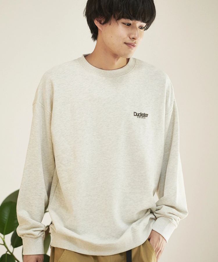 go slow caravan(ゴースローキャラバン) |DUCKSTER/ダックスター 刺繍/プリント クルーSW《HITCHHIKING》(MENS)