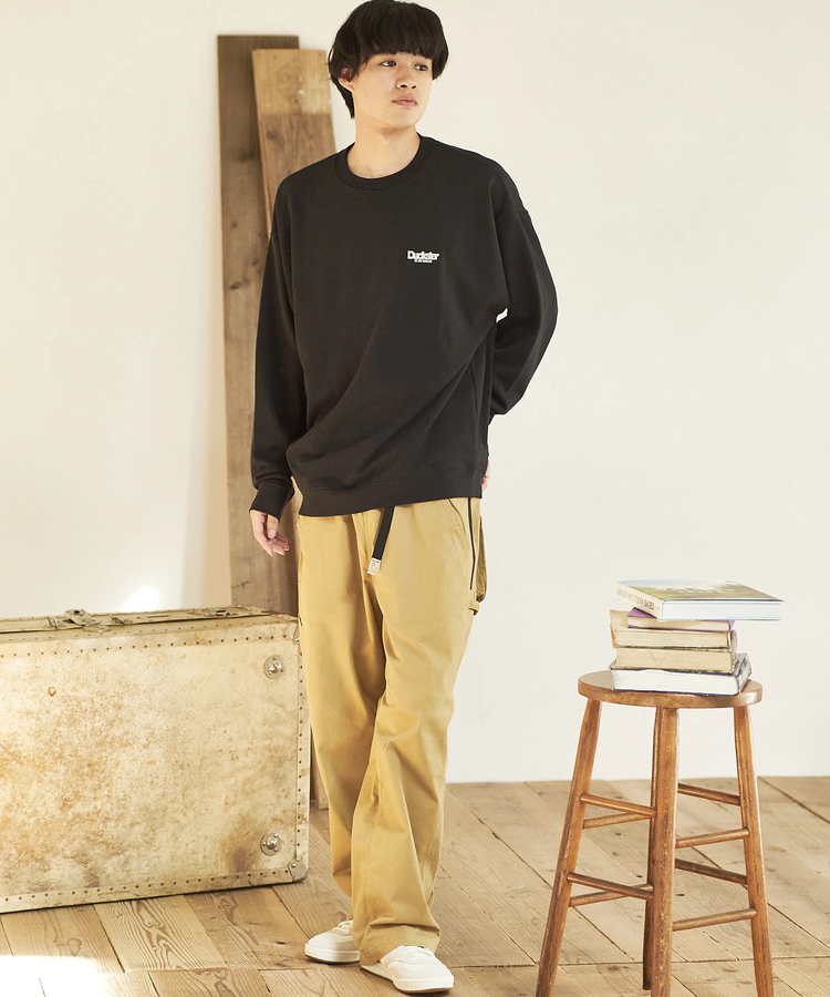 go slow caravan(ゴースローキャラバン) |DUCKSTER/ダックスター 刺繍/プリント クルーSW《HITCHHIKING》(MENS)
