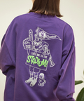 go slow caravan(ゴースローキャラバン) |DUCKSTER/ダックスター 刺繍/プリント クルーSW《HITCHHIKING》(MENS)
