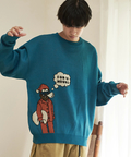 go slow caravan(ゴースローキャラバン) |DUCKSTER/ダックスター ジャガードニットセーター《LONG SLEEPER》(MENS)