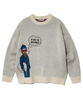 go slow caravan(ゴースローキャラバン) |DUCKSTER/ダックスター ジャガードニットセーター《LONG SLEEPER》(MENS)