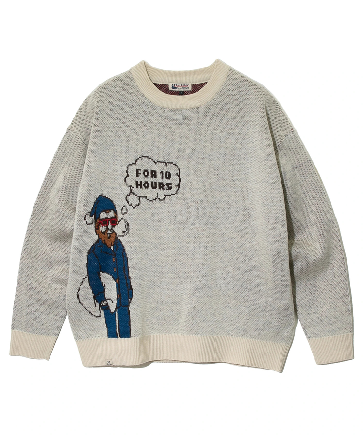 go slow caravan(ゴースローキャラバン) |DUCKSTER/ダックスター ジャガードニットセーター《LONG SLEEPER》(MENS)