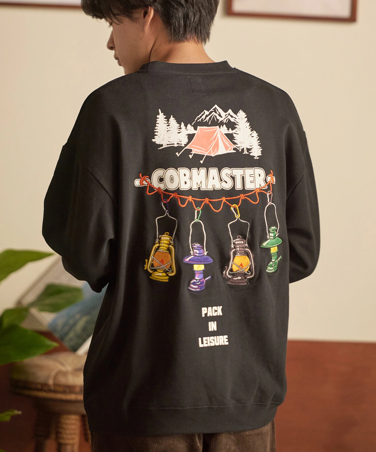go slow caravan(ゴースローキャラバン) |COBMASTER/コブマスター 刺繍/プリント スウェット《ランタン》(MENS)