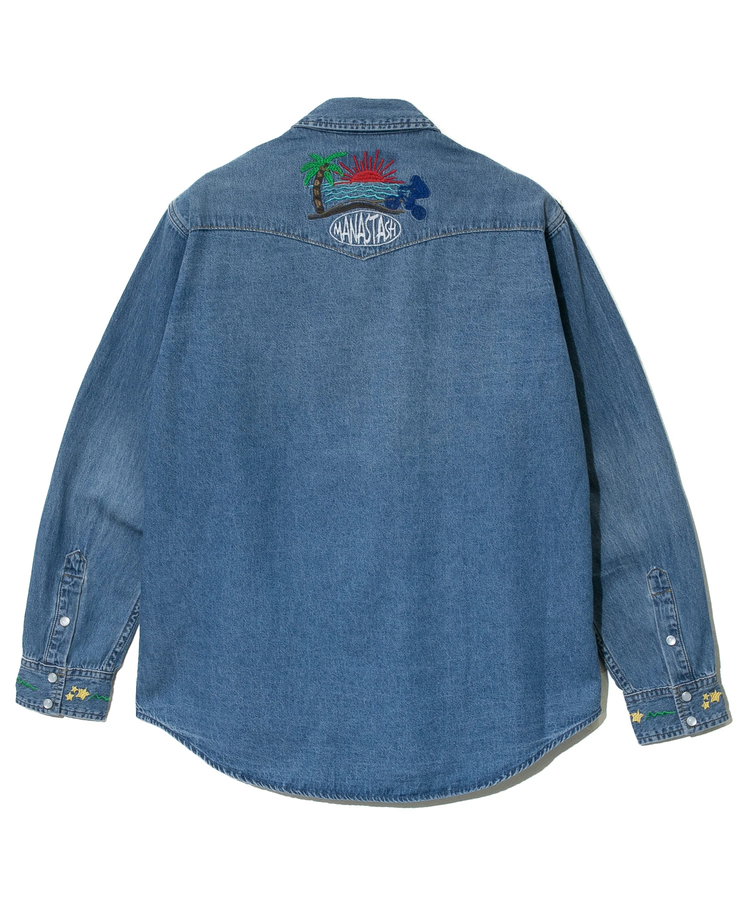 go slow caravan(ゴースローキャラバン) |MANASTASH/マナスタッシュ WESTERN EMB. SHIRT (MENS)