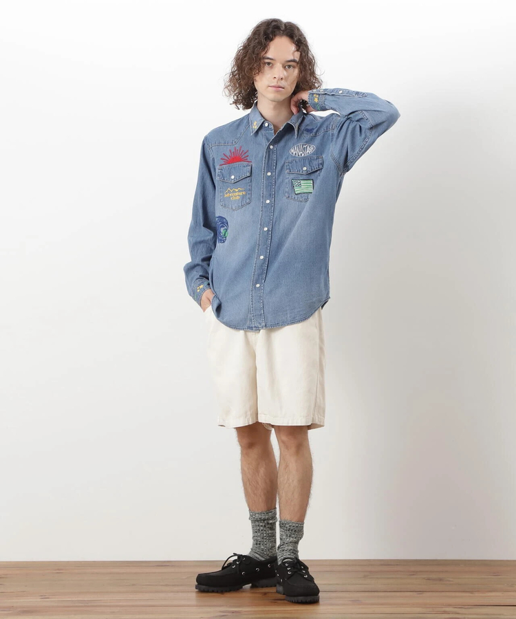 go slow caravan(ゴースローキャラバン) |MANASTASH/マナスタッシュ WESTERN EMB. SHIRT (MENS)