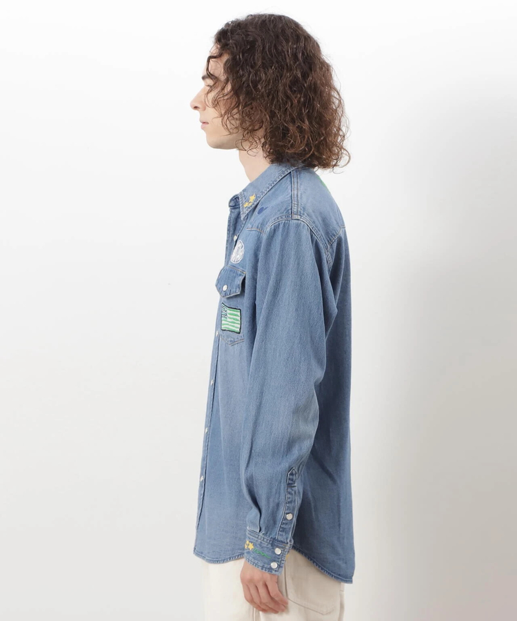 go slow caravan(ゴースローキャラバン) |MANASTASH/マナスタッシュ WESTERN EMB. SHIRT (MENS)