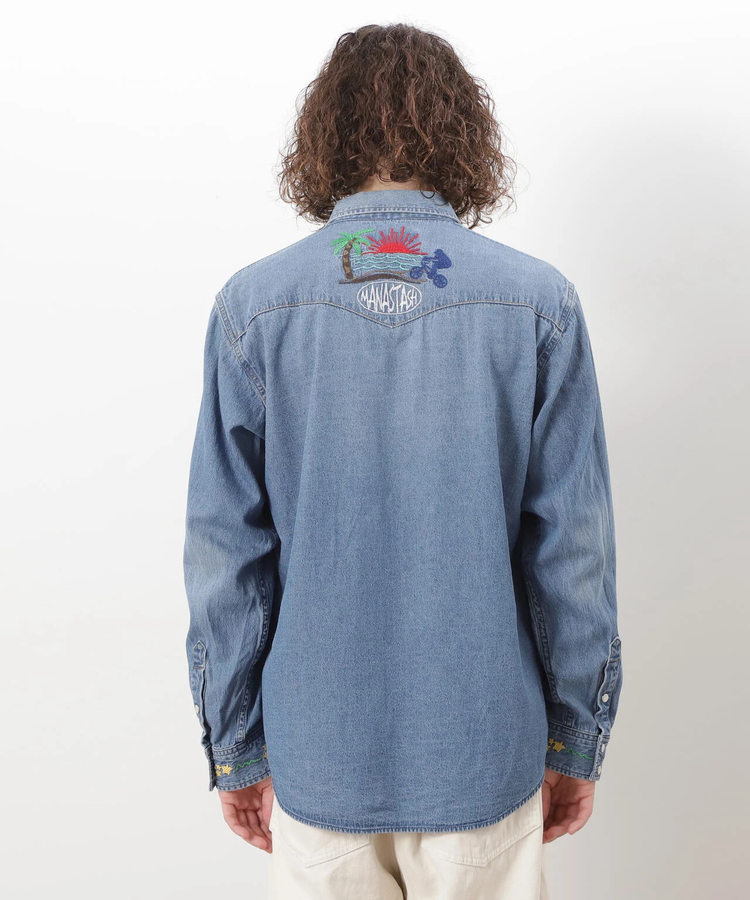 go slow caravan(ゴースローキャラバン) |MANASTASH/マナスタッシュ WESTERN EMB. SHIRT (MENS)