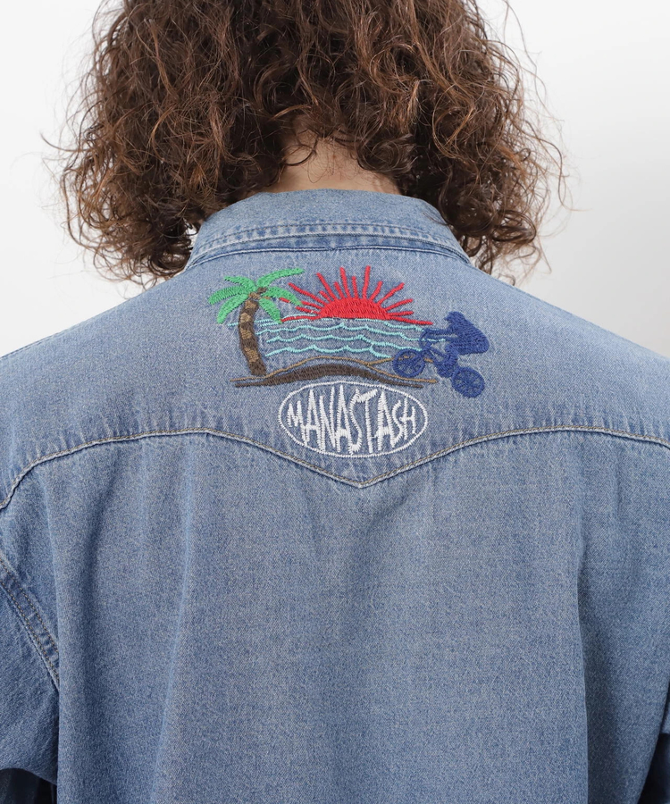 go slow caravan(ゴースローキャラバン) |MANASTASH/マナスタッシュ WESTERN EMB. SHIRT (MENS)