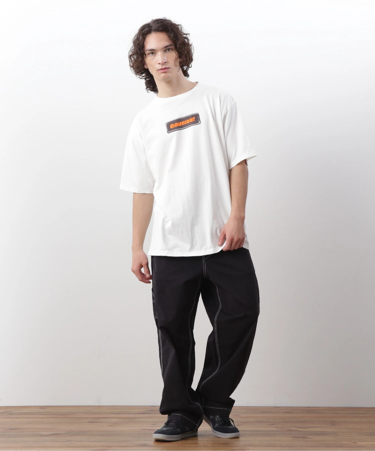 go slow caravan(ゴースローキャラバン) |MANASTASH/マナスタッシュ PUMICE TEE CAUTION! (MENS)