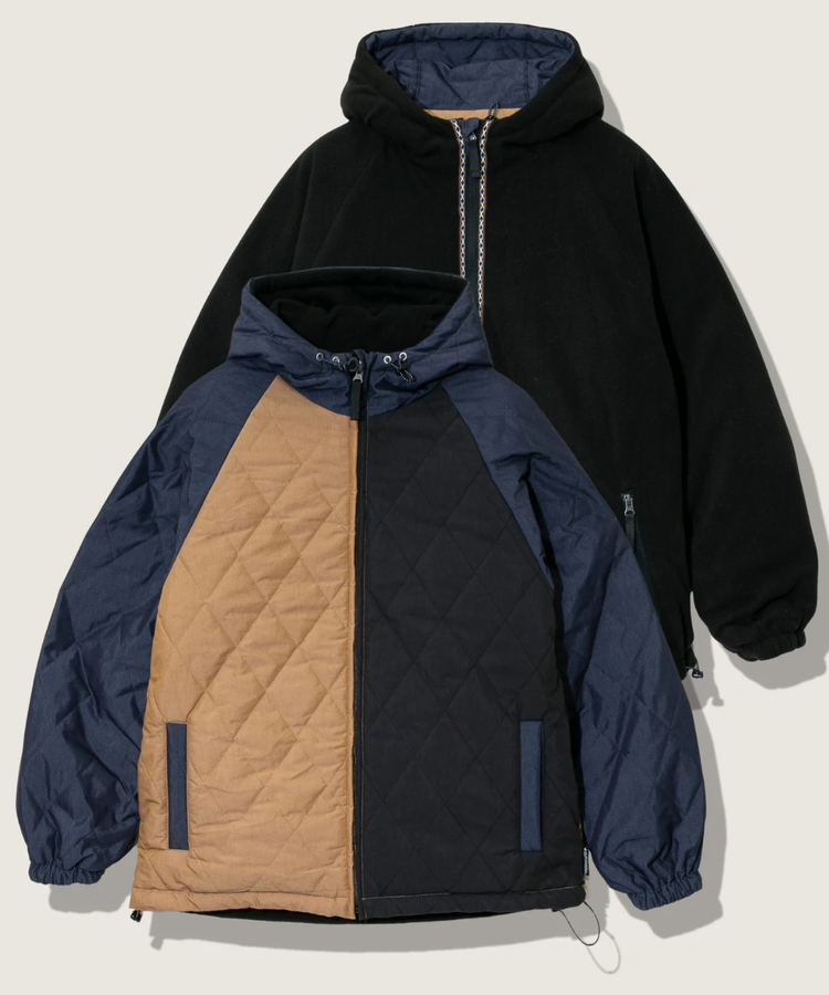 go slow caravan(ゴースローキャラバン) |gym master/ジムマスター リバーシブルロクヨンクロス×フリースJKT (MENS)