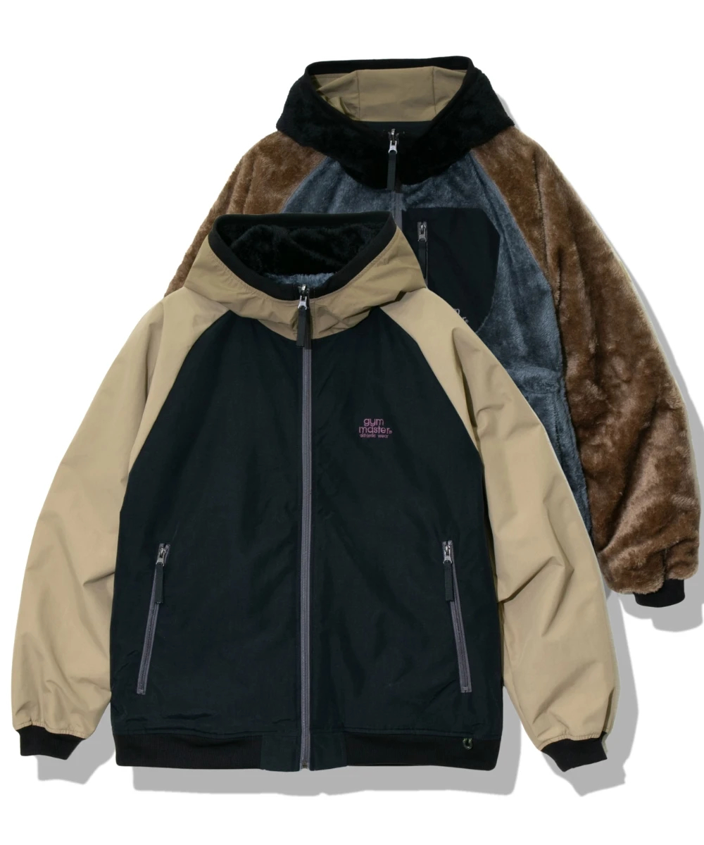gym master/ジムマスター リバーシブルタスロン×ボアフードJKT (MENS