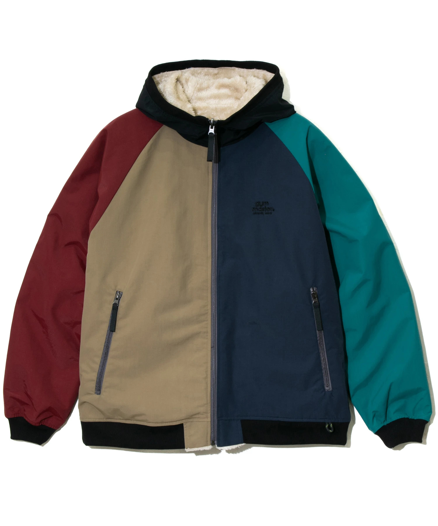 gym master/ジムマスター リバーシブルタスロン×ボアフードJKT (MENS