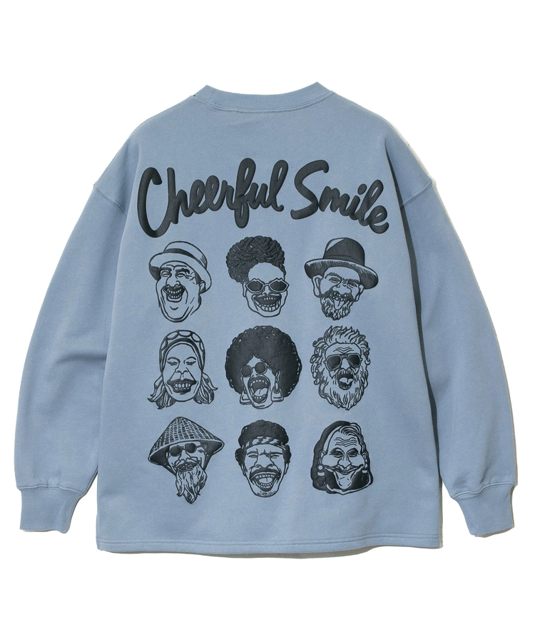 go slow caravan(ゴースローキャラバン) |gym master/ジムマスター 10.3oz Cheerful Smile スウットビッグTee (MENS)