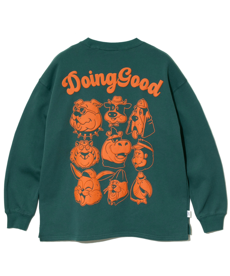 go slow caravan(ゴースローキャラバン) |gym master/ジムマスター 10.3oz Doing Good スウットビッグTee (MENS)