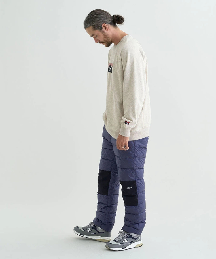 go slow caravan(ゴースローキャラバン) |NANGA/ナンガ ECO HYBRID BOX LOGO SWEAT SHIRT (MENS)