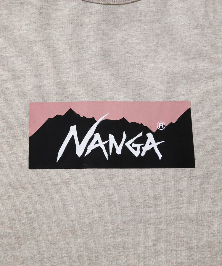 go slow caravan(ゴースローキャラバン) |NANGA/ナンガ ECO HYBRID BOX LOGO SWEAT SHIRT (MENS)