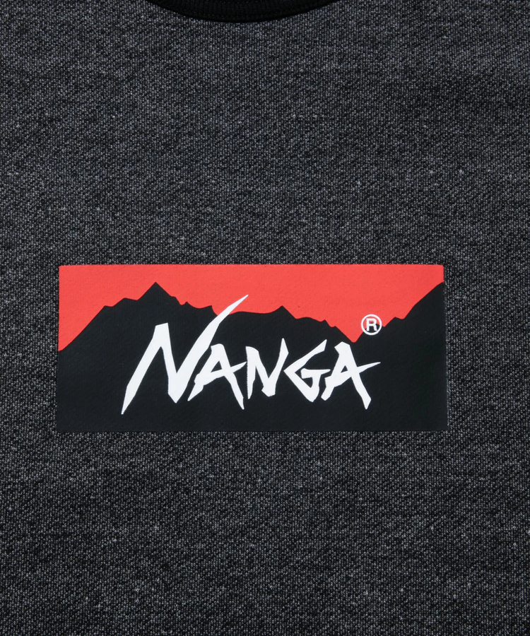 go slow caravan(ゴースローキャラバン) |NANGA/ナンガ ECO HYBRID BOX LOGO SWEAT SHIRT (MENS)