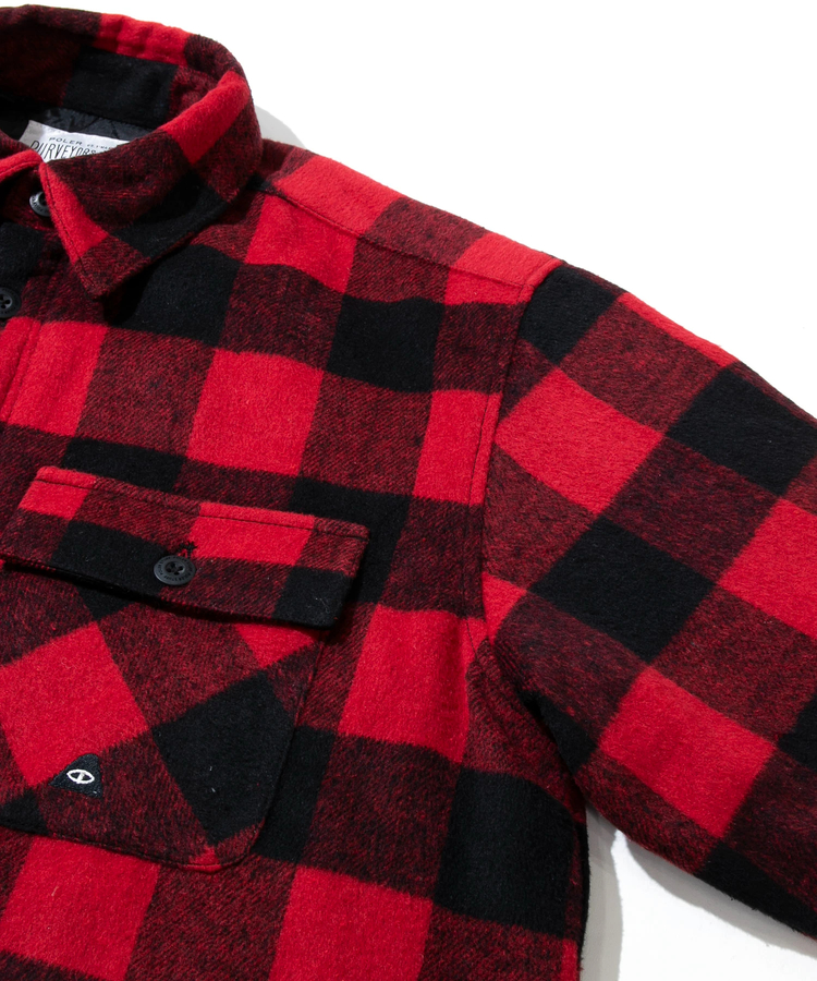 go slow caravan(ゴースローキャラバン) |POLeR/ポーラー INSULATED WOOL OVERSHIRT JACKET (MENS)