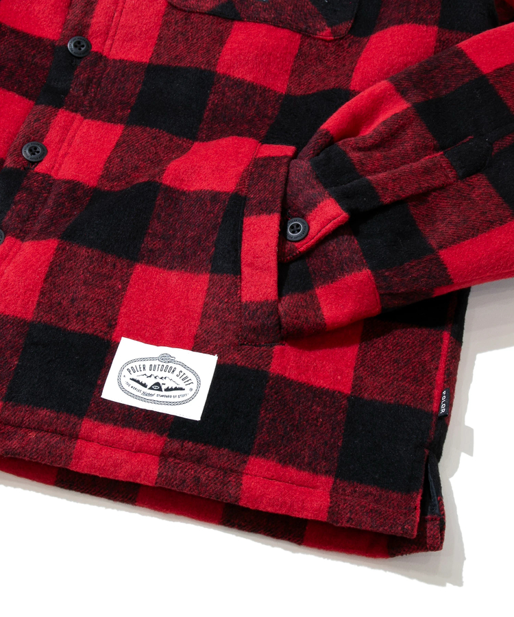 go slow caravan(ゴースローキャラバン) |POLeR/ポーラー INSULATED WOOL OVERSHIRT JACKET (MENS)