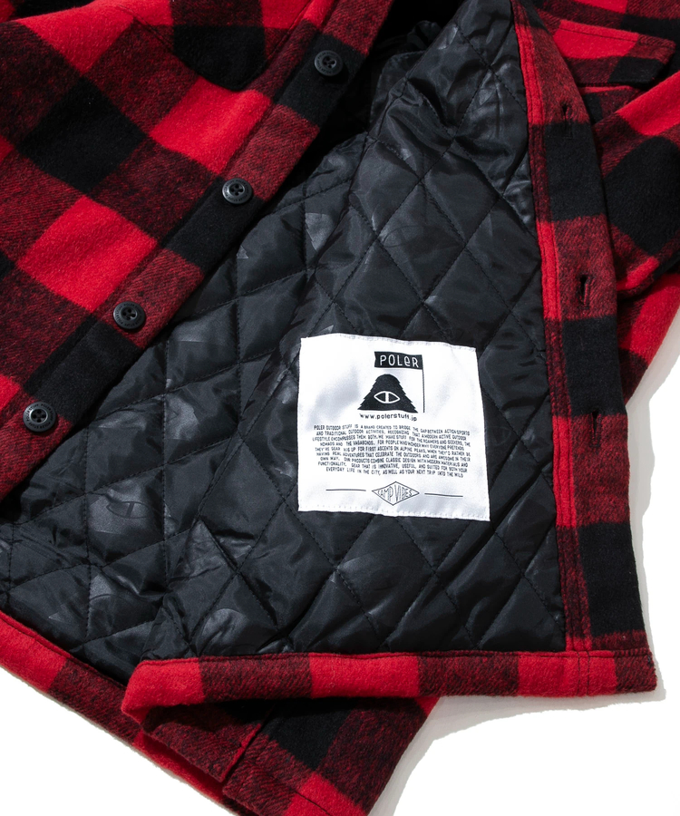 go slow caravan(ゴースローキャラバン) |POLeR/ポーラー INSULATED WOOL OVERSHIRT JACKET (MENS)