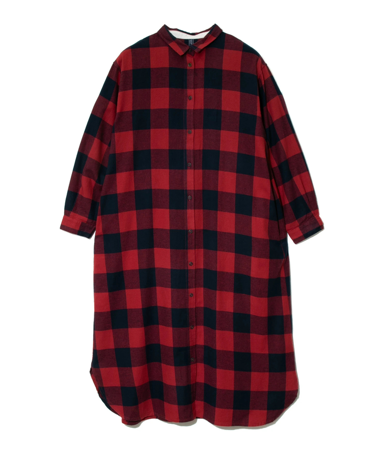 go slow caravan(ゴースローキャラバン) |NORTHER TRUCK/ノーザントラック チェックシャツワンピース (WOMENS)