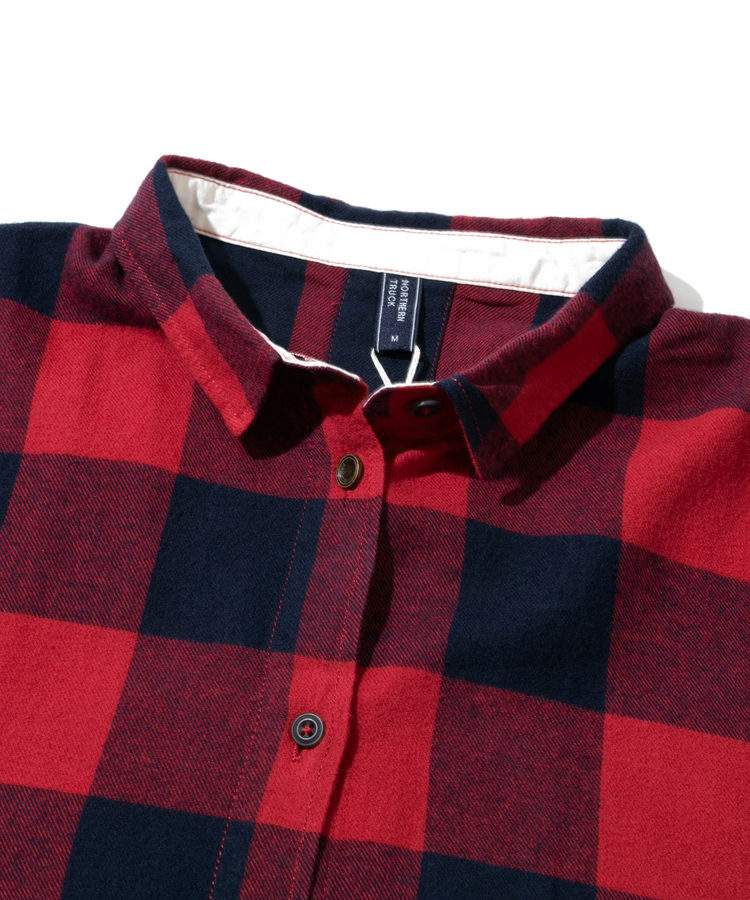 go slow caravan(ゴースローキャラバン) |NORTHER TRUCK/ノーザントラック チェックシャツワンピース (WOMENS)