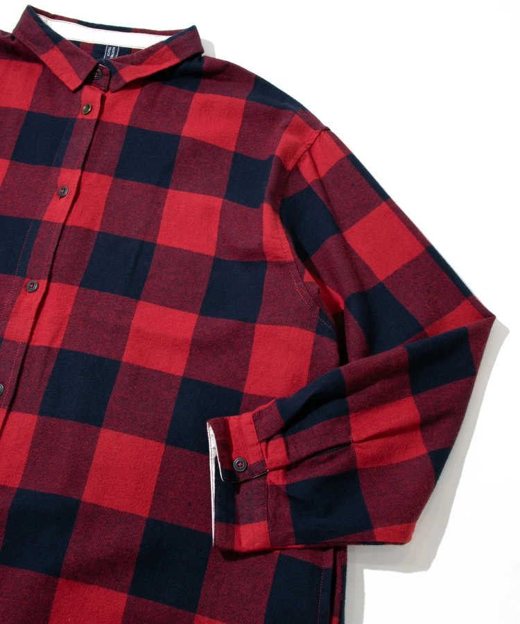 go slow caravan(ゴースローキャラバン) |NORTHER TRUCK/ノーザントラック チェックシャツワンピース (WOMENS)