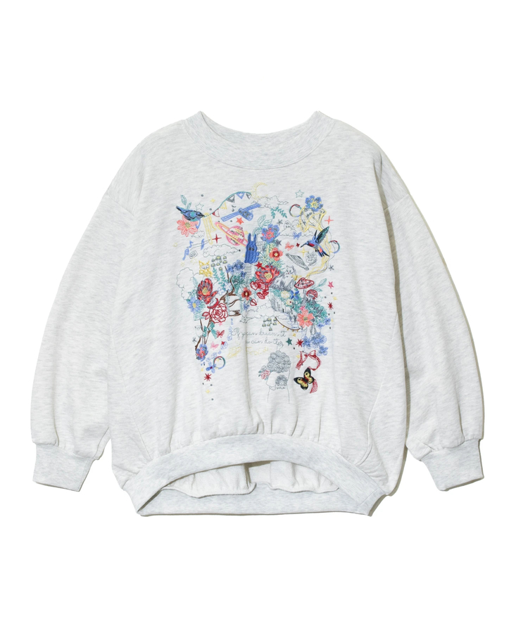 トレーナー スウェット ScoLar/スカラー　25th刺繍裏毛PO レディース ScoLar/スカラー 25th刺繍裏毛PO (WOMENS)｜ファッション通販
