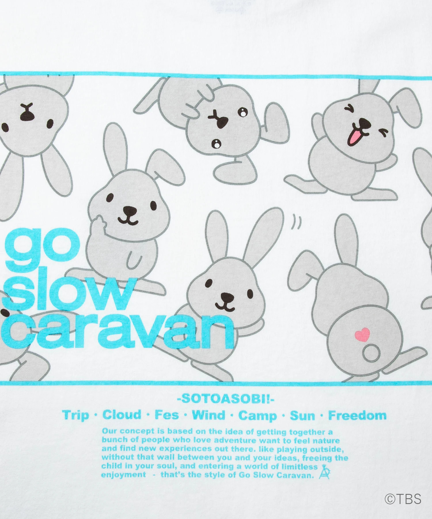 ラヴィット! × go slow caravan】USACラッピースクエアLOGO