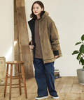 go slow caravan(ゴースローキャラバン) |DUCKSTER/ダックスター 裏毛/ボア ボンディング Rev.パーカー (MENS)