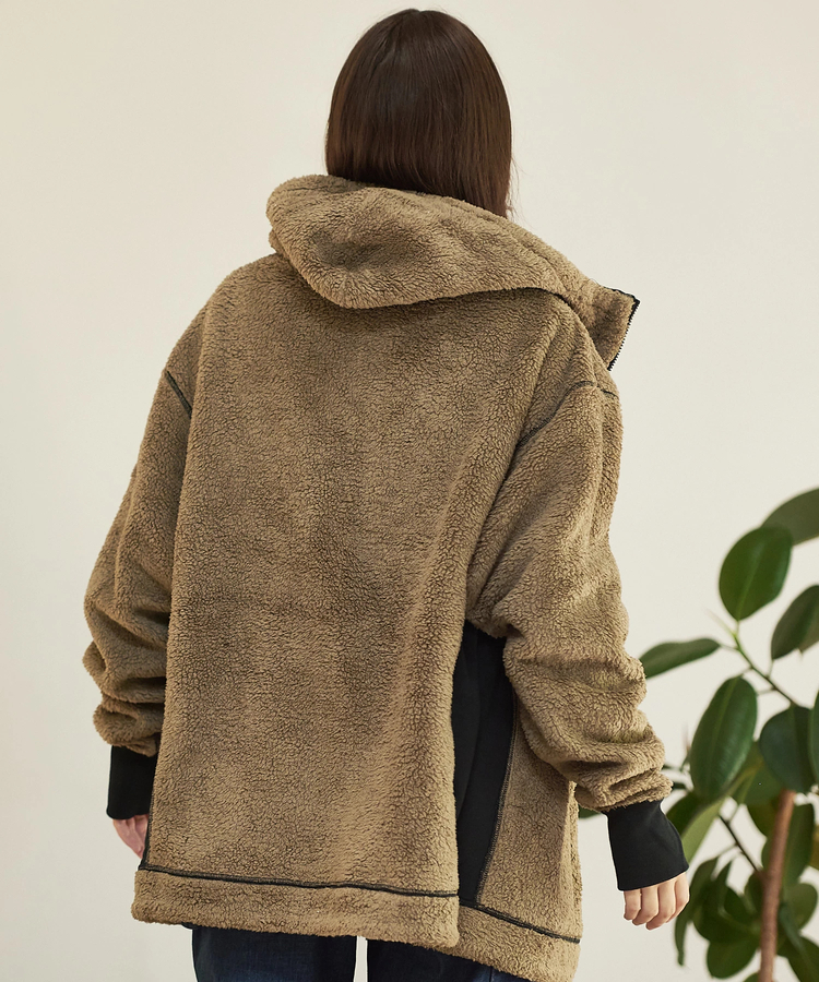 go slow caravan(ゴースローキャラバン) |DUCKSTER/ダックスター 裏毛/ボア ボンディング Rev.パーカー (MENS)