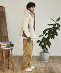 go slow caravan(ゴースローキャラバン) |DUCKSTER/ダックスター 裏毛/ボア ボンディング Rev.パーカー (MENS)