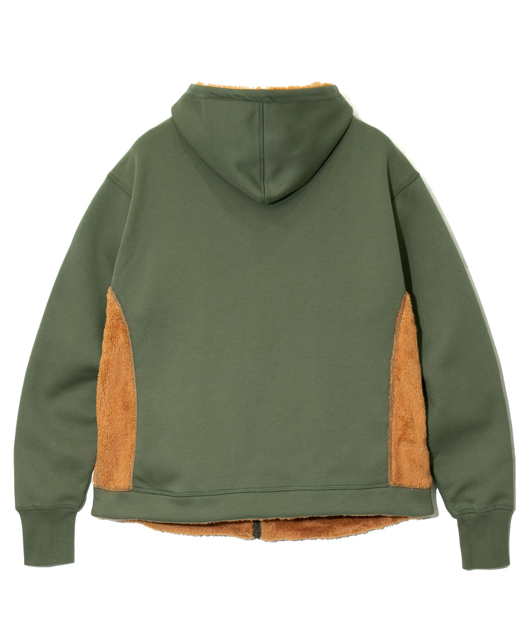 go slow caravan(ゴースローキャラバン) |DUCKSTER/ダックスター 裏毛/ボア ボンディング Rev.パーカー (MENS)