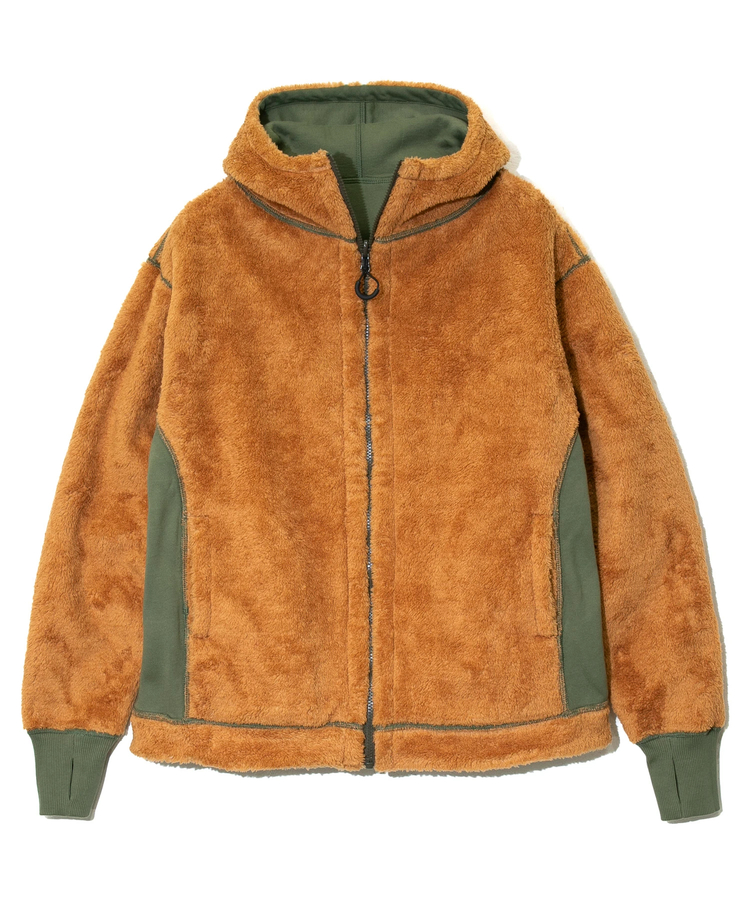 go slow caravan(ゴースローキャラバン) |DUCKSTER/ダックスター 裏毛/ボア ボンディング Rev.パーカー (MENS)