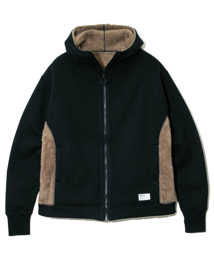 go slow caravan(ゴースローキャラバン) |DUCKSTER/ダックスター 裏毛/ボア ボンディング Rev.パーカー (MENS)