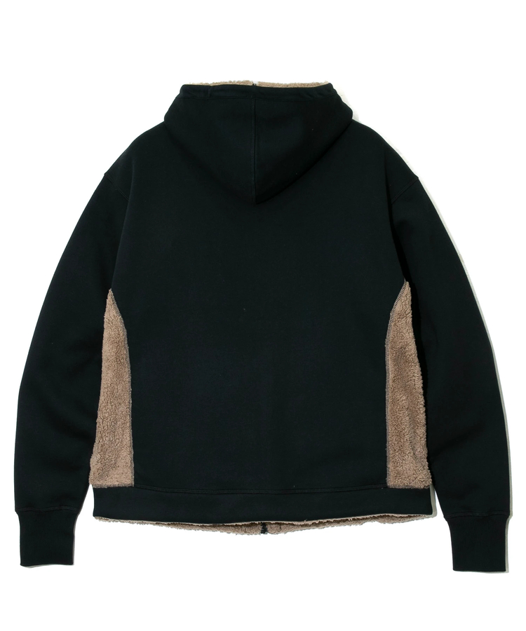 go slow caravan(ゴースローキャラバン) |DUCKSTER/ダックスター 裏毛/ボア ボンディング Rev.パーカー (MENS)