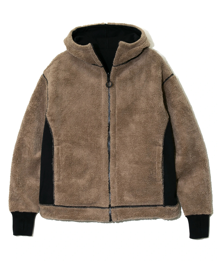 go slow caravan(ゴースローキャラバン) |DUCKSTER/ダックスター 裏毛/ボア ボンディング Rev.パーカー (MENS)