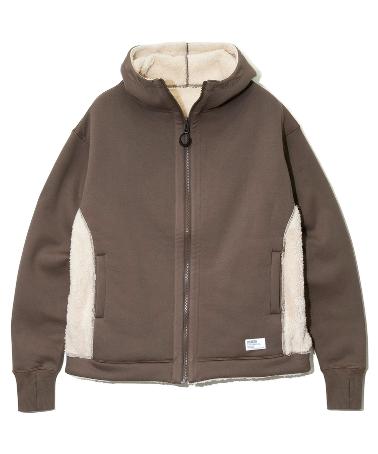 go slow caravan(ゴースローキャラバン) |DUCKSTER/ダックスター 裏毛/ボア ボンディング Rev.パーカー (MENS)