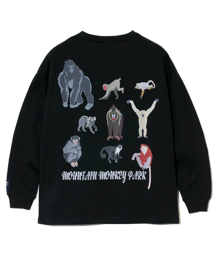 go slow caravan(ゴースローキャラバン) |MOUNTAIN MANIA/マウンテンマニア 32/2 T/C天竺ロンT -MONKEY PARK- (MENS)