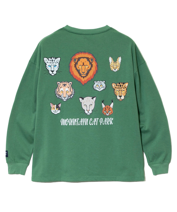 go slow caravan(ゴースローキャラバン) |MOUNTAIN MANIA/マウンテンマニア 32/2 T/C天竺ロンT -CAT PARK- (MENS)