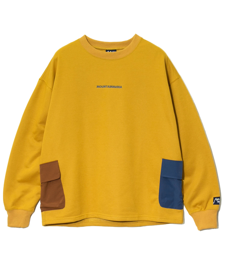 go slow caravan(ゴースローキャラバン) |MOUNTAIN MANIA/マウンテンマニア T/C裏毛サイドポケットクルースウェット (MENS)
