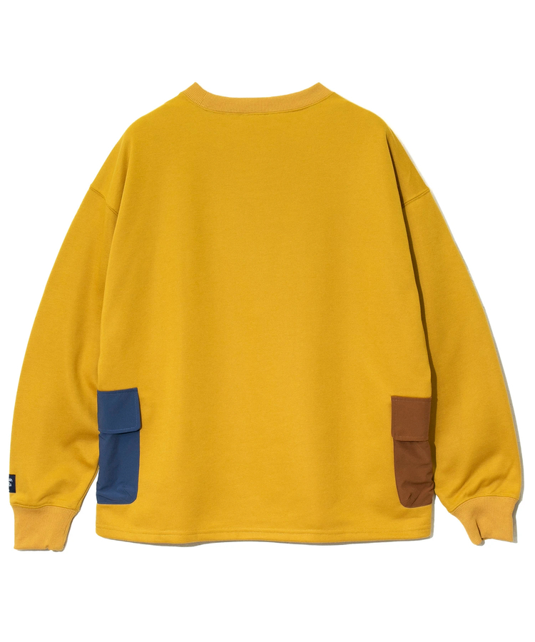 go slow caravan(ゴースローキャラバン) |MOUNTAIN MANIA/マウンテンマニア T/C裏毛サイドポケットクルースウェット (MENS)