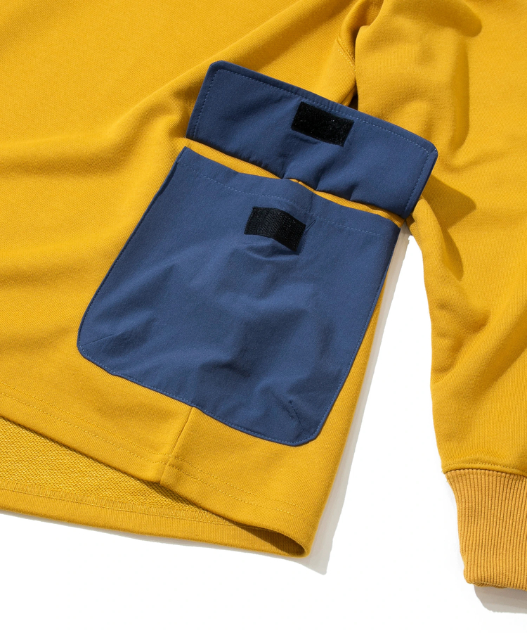 go slow caravan(ゴースローキャラバン) |MOUNTAIN MANIA/マウンテンマニア T/C裏毛サイドポケットクルースウェット (MENS)