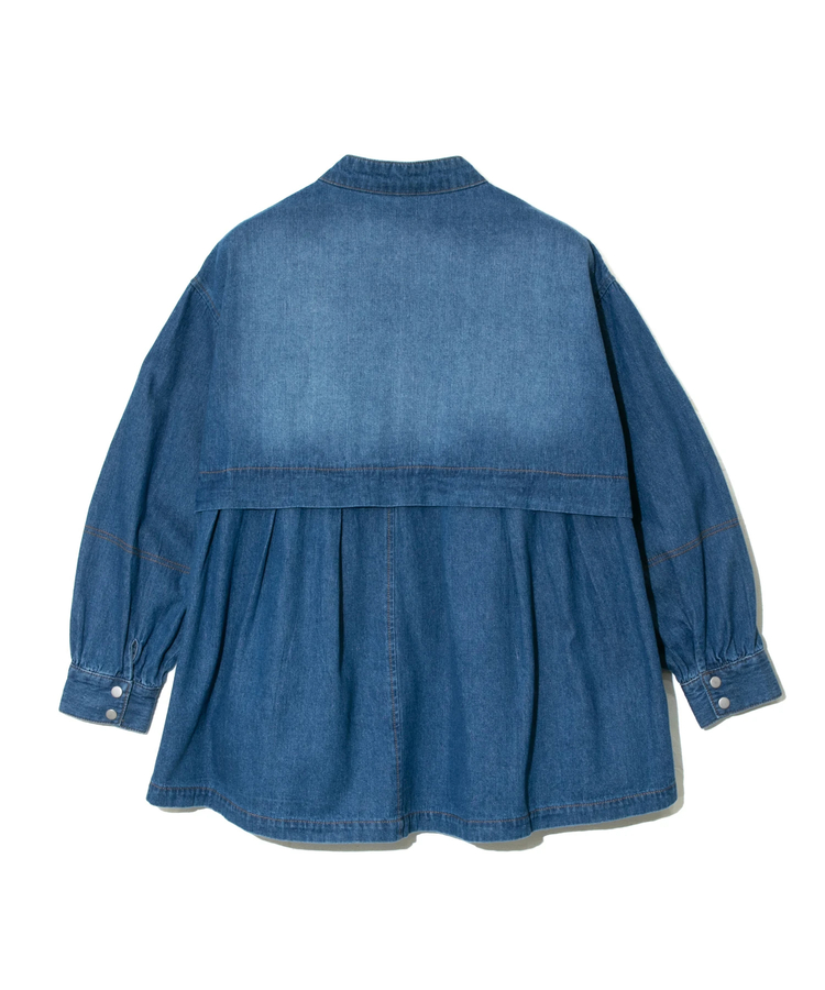 go slow caravan(ゴースローキャラバン) |Cotopone/コトポーネ ミリタリーワークポケットチュニックシャツ (WOMENS)