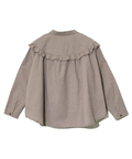go slow caravan(ゴースローキャラバン) |COLORK/カラック 同色ギンガムヨーク切替フリルBL (WOMENS)