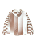 go slow caravan(ゴースローキャラバン) |NUEVO BLANCA/ヌエヴォブランカ ストライプサッカー布帛シャツパーカー (WOMENS)
