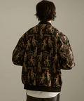 go slow caravan(ゴースローキャラバン) |Revo./レヴォ ゴブラン総柄織り ジップアップブルゾン (MENS)